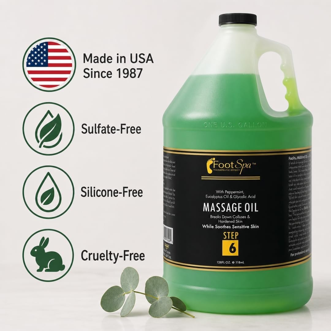 Foot SPA Eucalyptus Massage Oil for Professional & Home Use | Massage & Melt …