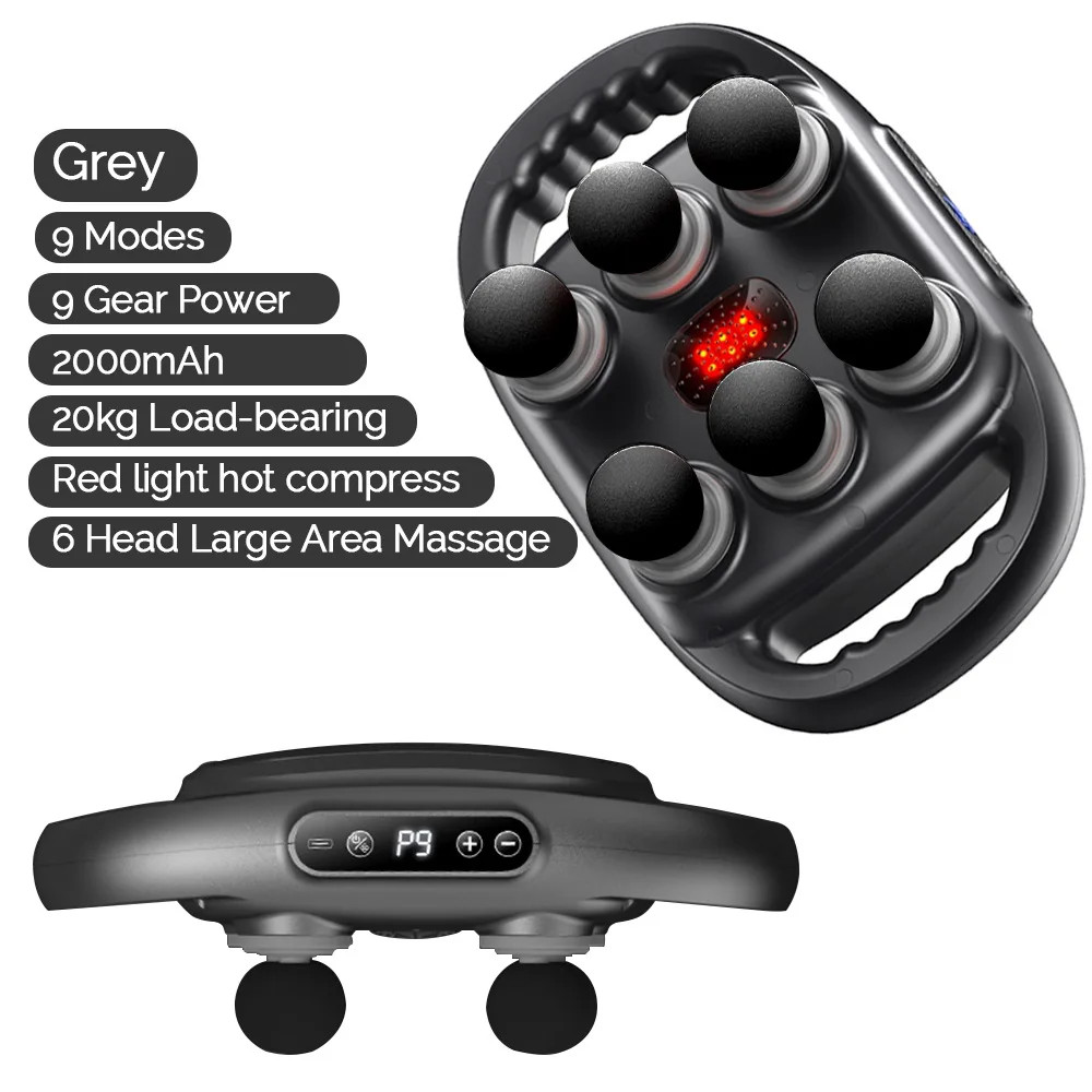 42 Heads Fascia Gun High-Frequency Vibration Deep Massage Device for Shoulder Wa