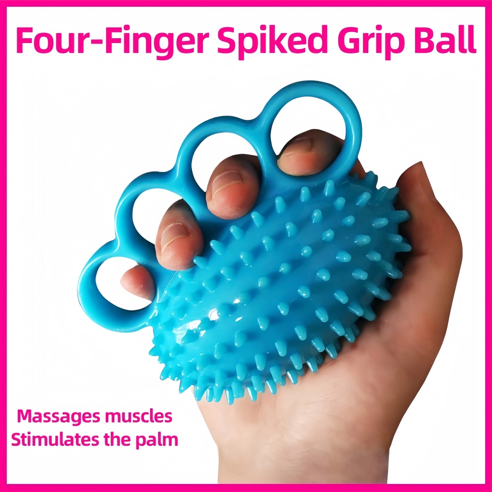 Hand Finger Exerciser Ball Grip Strengthener for Elderly Arthritis Stroke Patien