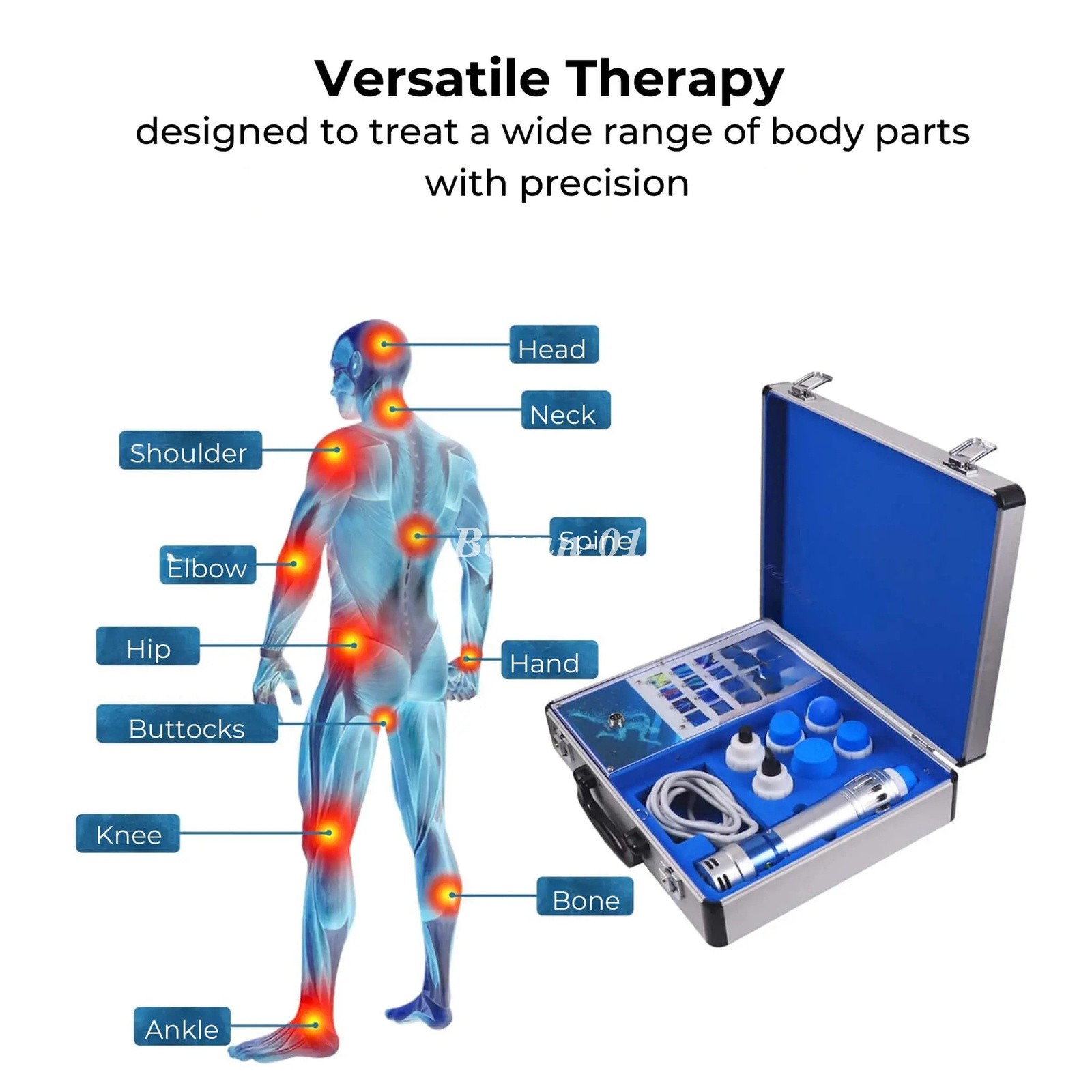 Portable Shockwave Therapy Machines Pain Relief Multi-Functional Body Massage