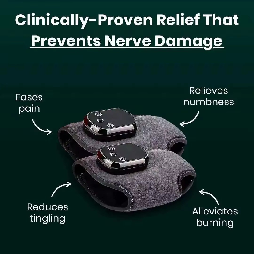 3-in-1 Electric Ankle Massager with Heat & Vibration Adjustable Levels