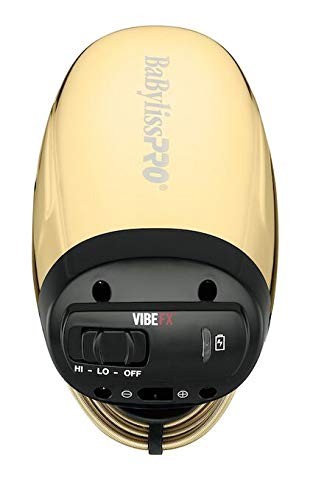 BaBylissPRO GOLDFX Cord/Cordless Massager 1 Count (Pack of 1), Gold