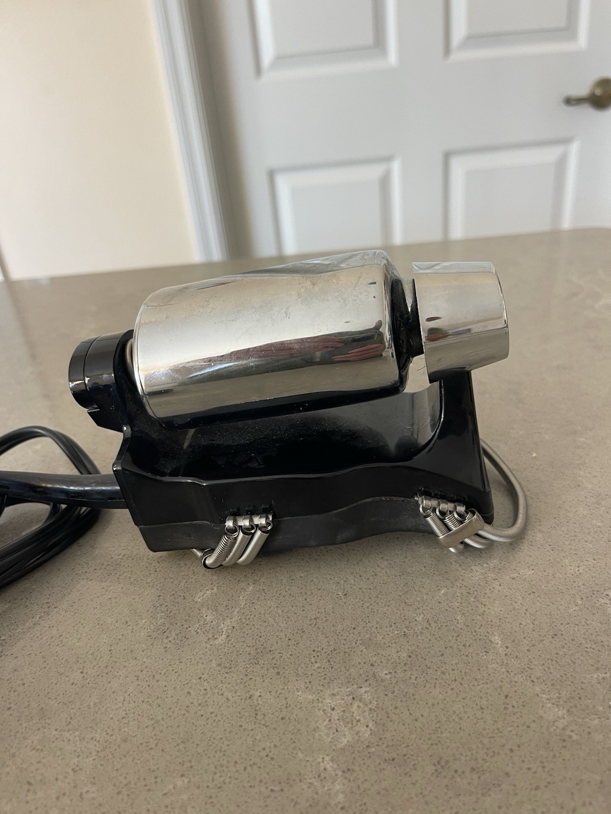 Vintage Chrome Sears 2-Speed Massager Model 793.2201 Professional Type – TESTED