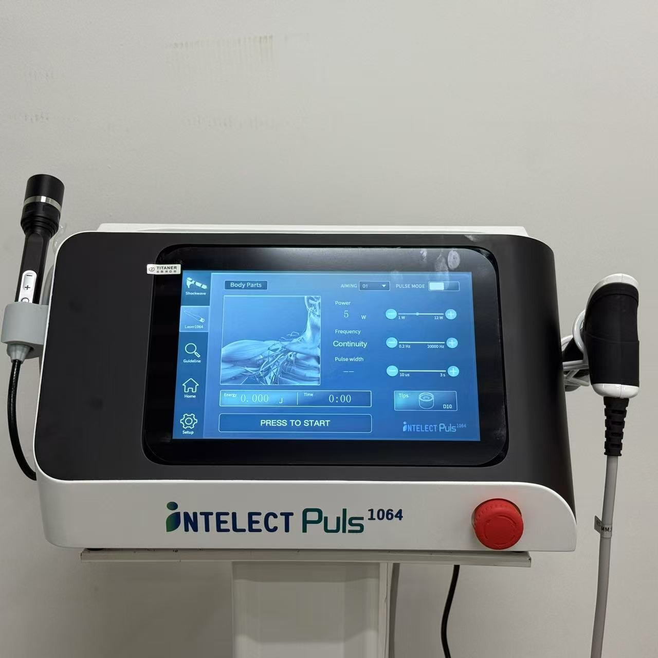 Professional Cold Laser 1064nm Shockwave Equipment for Physio Applications