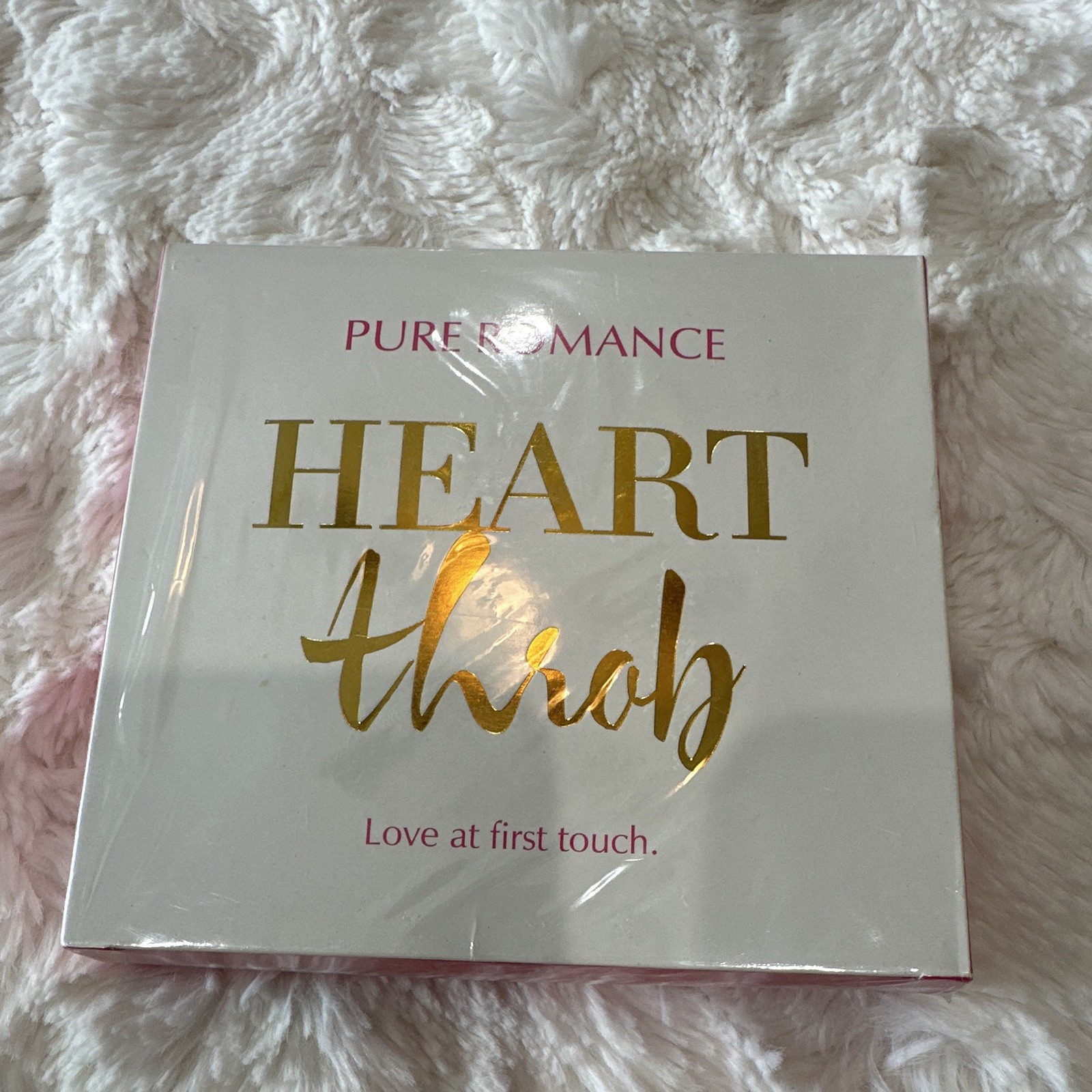 Pure Romance Heart Massager Heart Throb TWO (2) Vibrating Heat Packs NEW/SEALED!