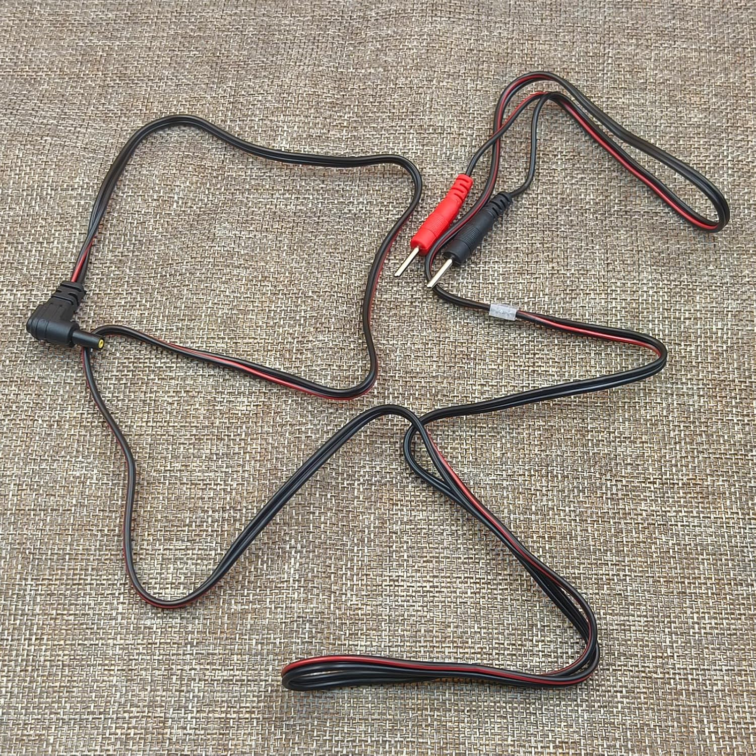 TENS Unit Replacement Lead Wires: 5 Pieces 2.35Mm Plug to 2Mm Pin Electrodes Le