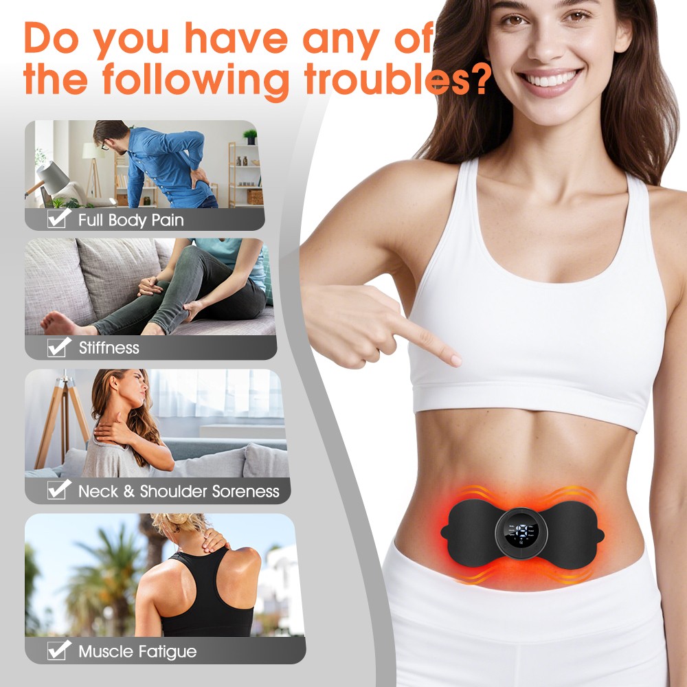 Tens Unit EMS Muscle Stimulator Electric Pulse Therapy Back Massager Pain Relief
