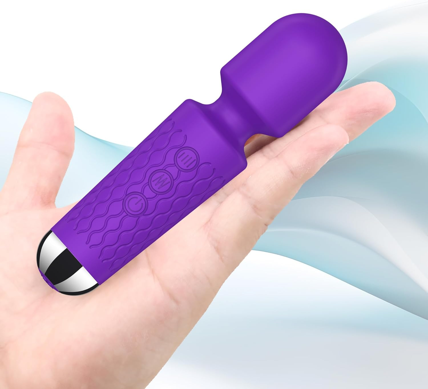 Personal Mini Massager – Handheld Deep Tissue Massager with 20 Speeds & 8 Modes,