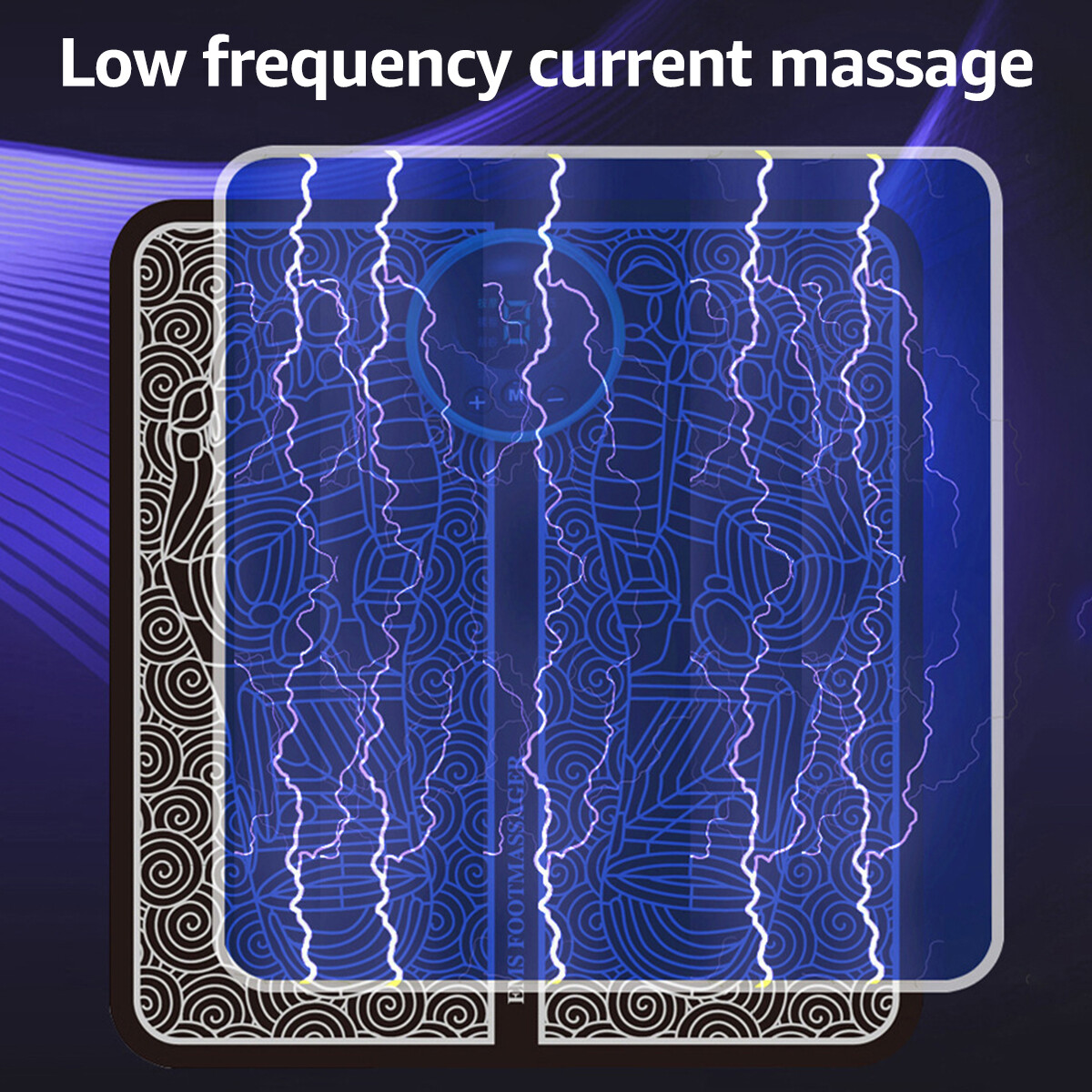 19 Level EMS Electric Foot Massager Pad Blood Circulation Muscle Stimulator Mat