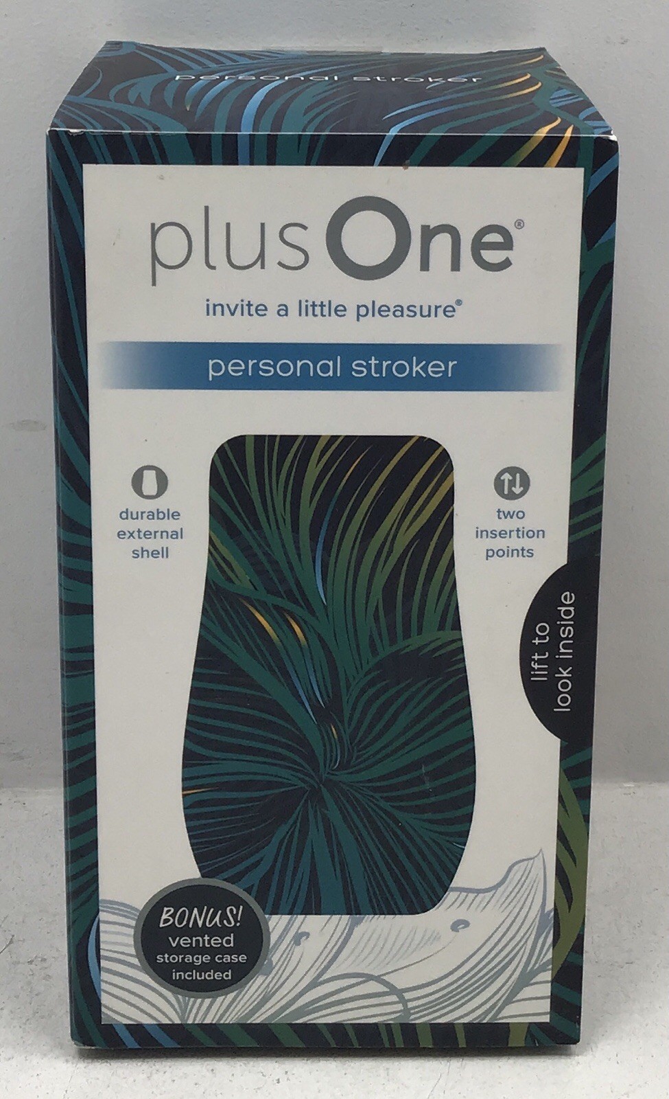 Plus One Personal Stroker With Vented Storage Case Included – New & Sealed