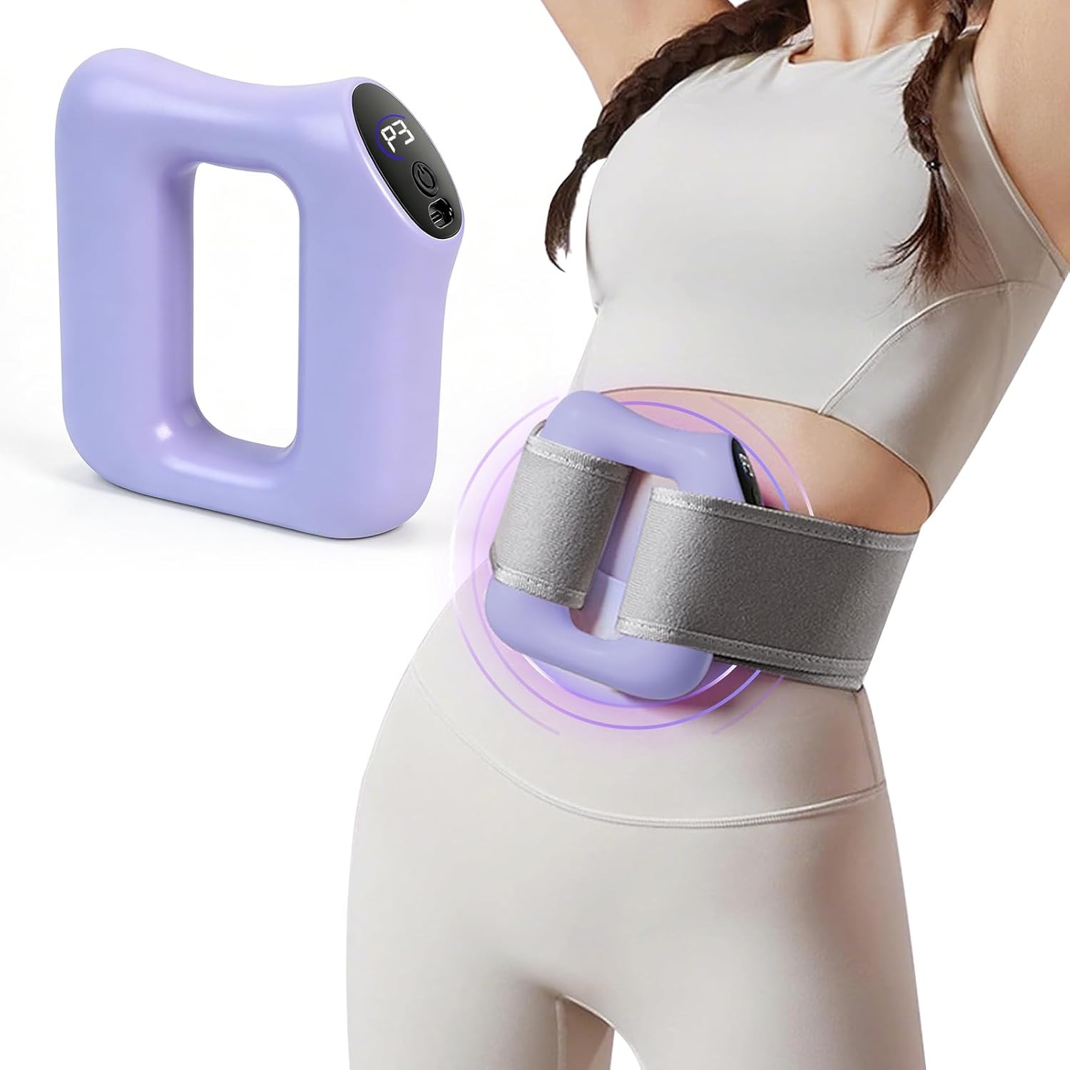 Electric Full-Body Fascia Ring, Full-Body Fascia Ring Massager with Adjustable S