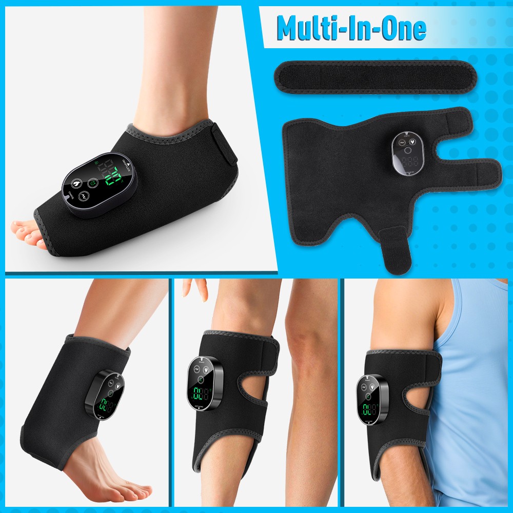 1/2PC Foot Renew Massager for Neuropathy 3-in-1 Cordless Foot and Ankle Massager