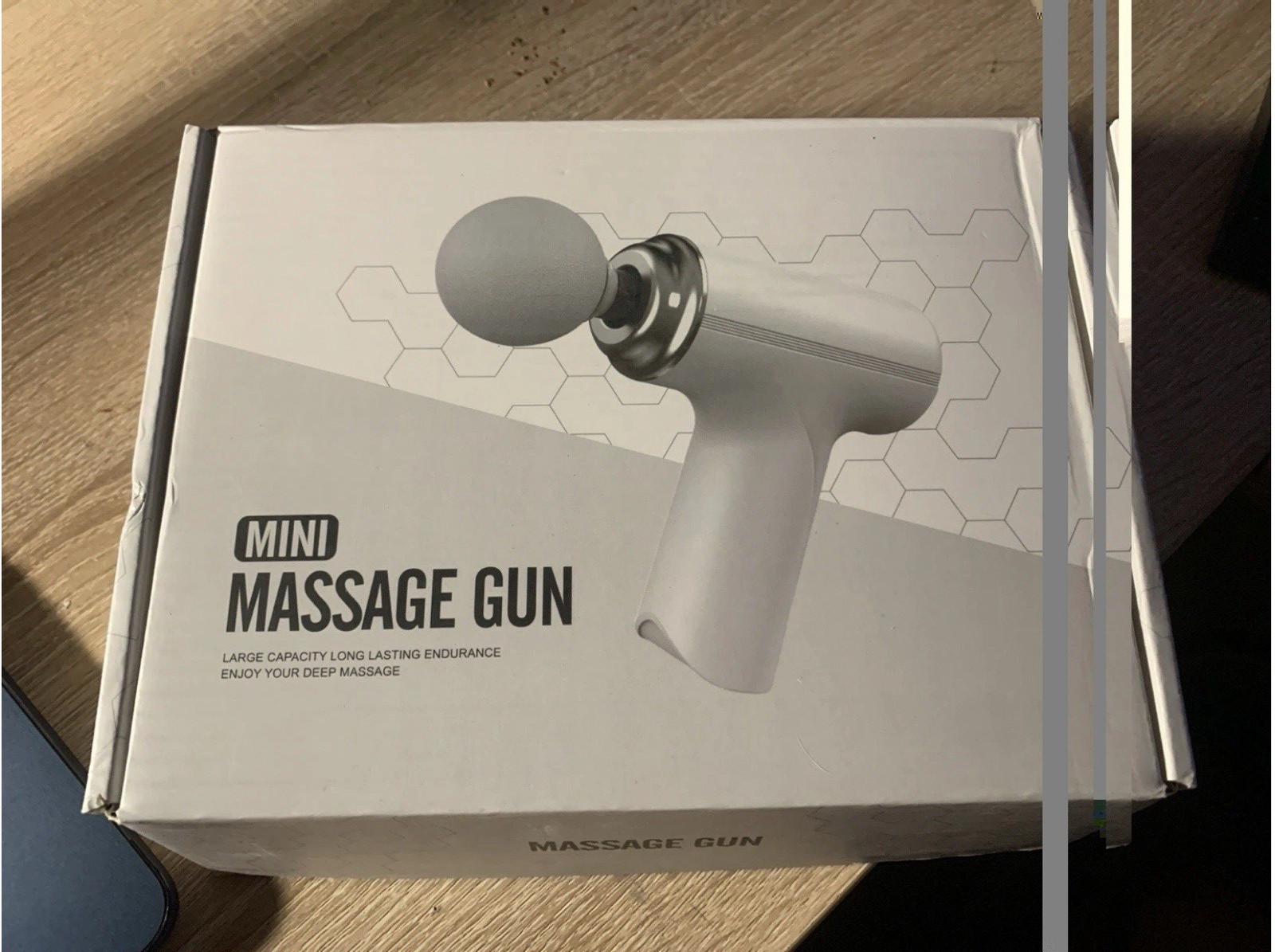 Mini Massage Gun Percussion Massager, Rechargeable USB Charging, 4 Heads Green
