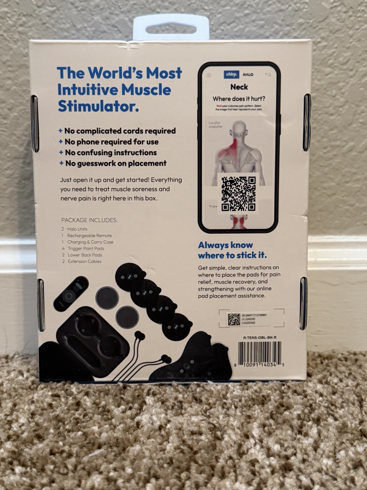 Chirp Halo Wireless Muscle & Nerve Stimulator