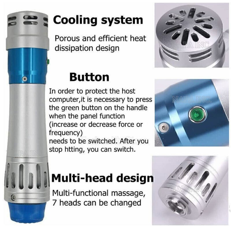 Portable Shockwave Therapy Machine For Full Body Pain Removal & ED Treatment