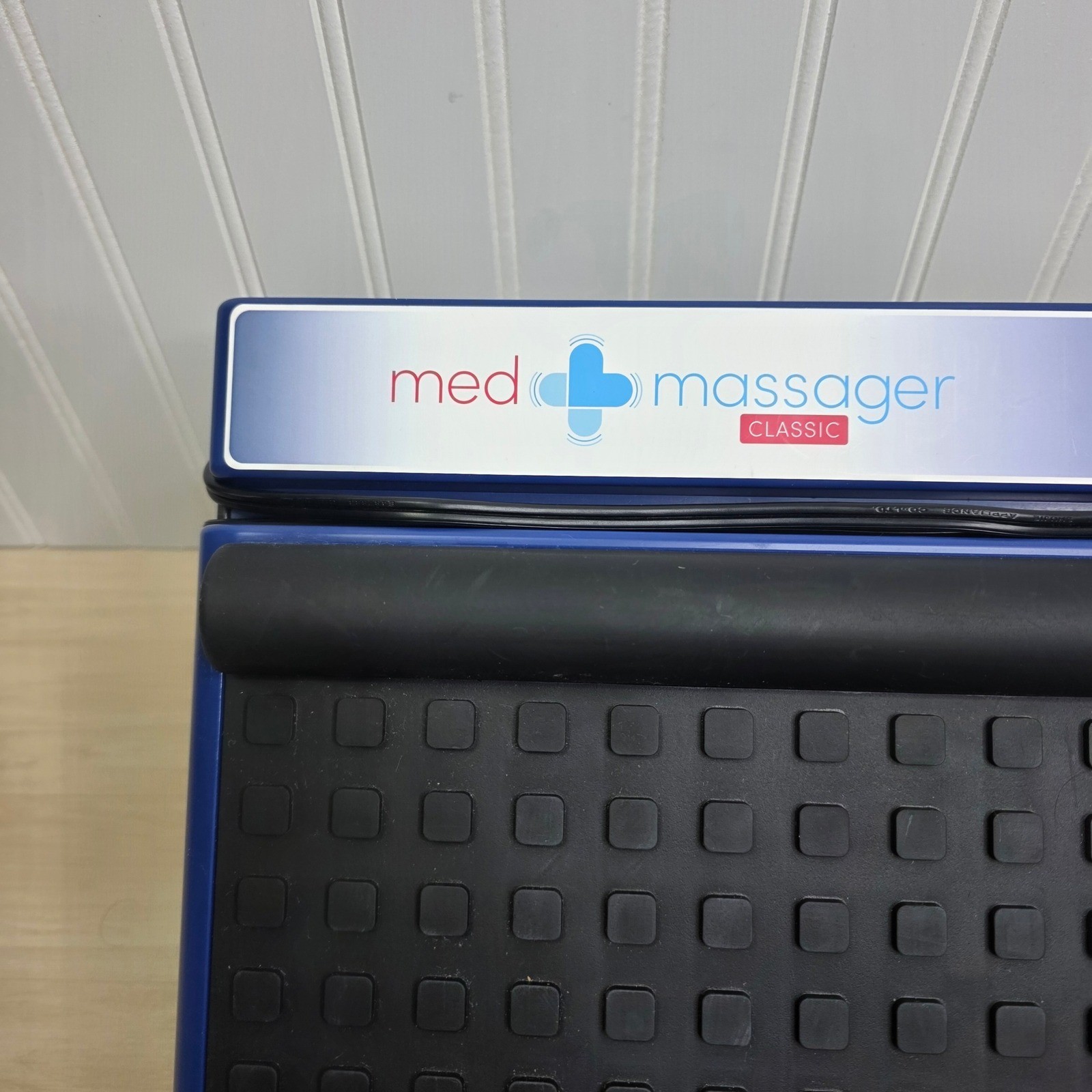 MedMassager Classic MMF08 Variable Speed Electric Foot Massager Blue Black
