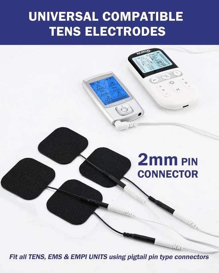 TENS Unit Replacement Pads, Reusable Self-Adhesive Electrodes Pads 20 Packs 2X2