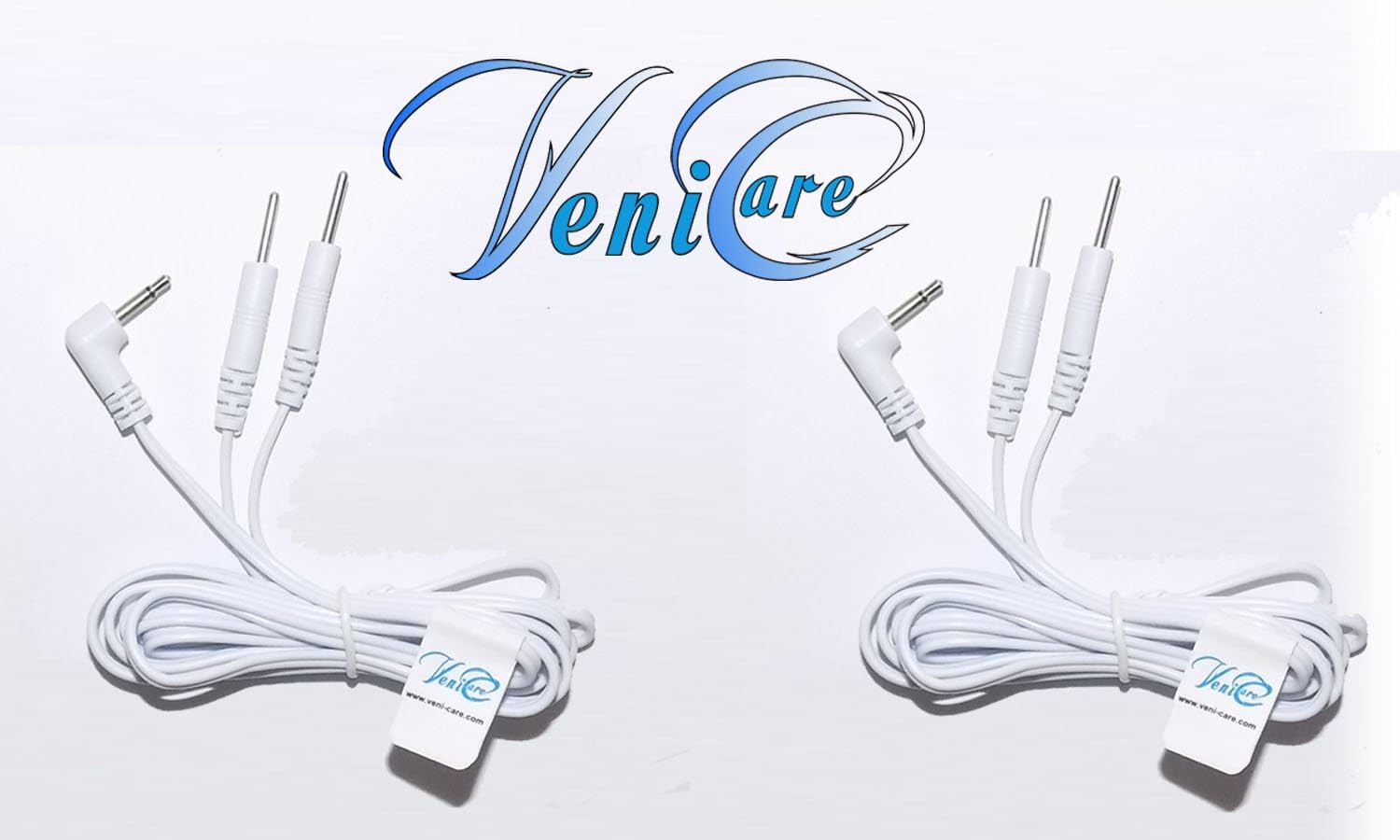 Electrode Lead Wires Cables for TENS Unit Digital Massager 2.5mm – 2Pair (4pcs)