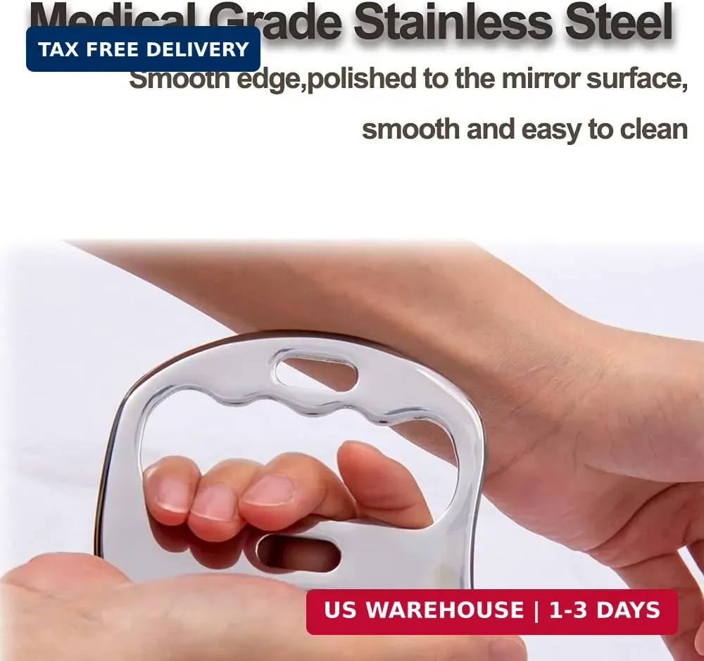FeelFree Sport Stainless Steel Gua Sha Scraping Massage Tool-Muscle Scraper – So
