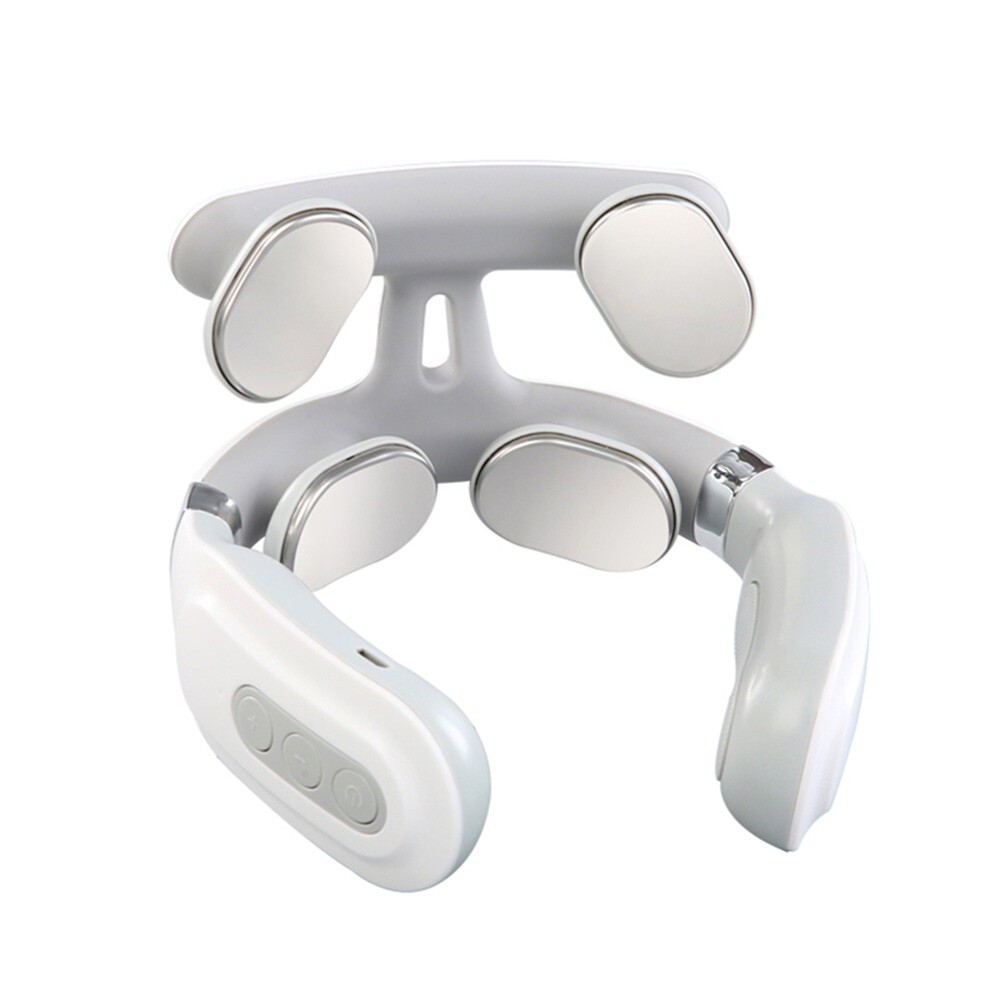Neck Massage Electric Massager USB Charging 4-Head Design Strength Adjustment