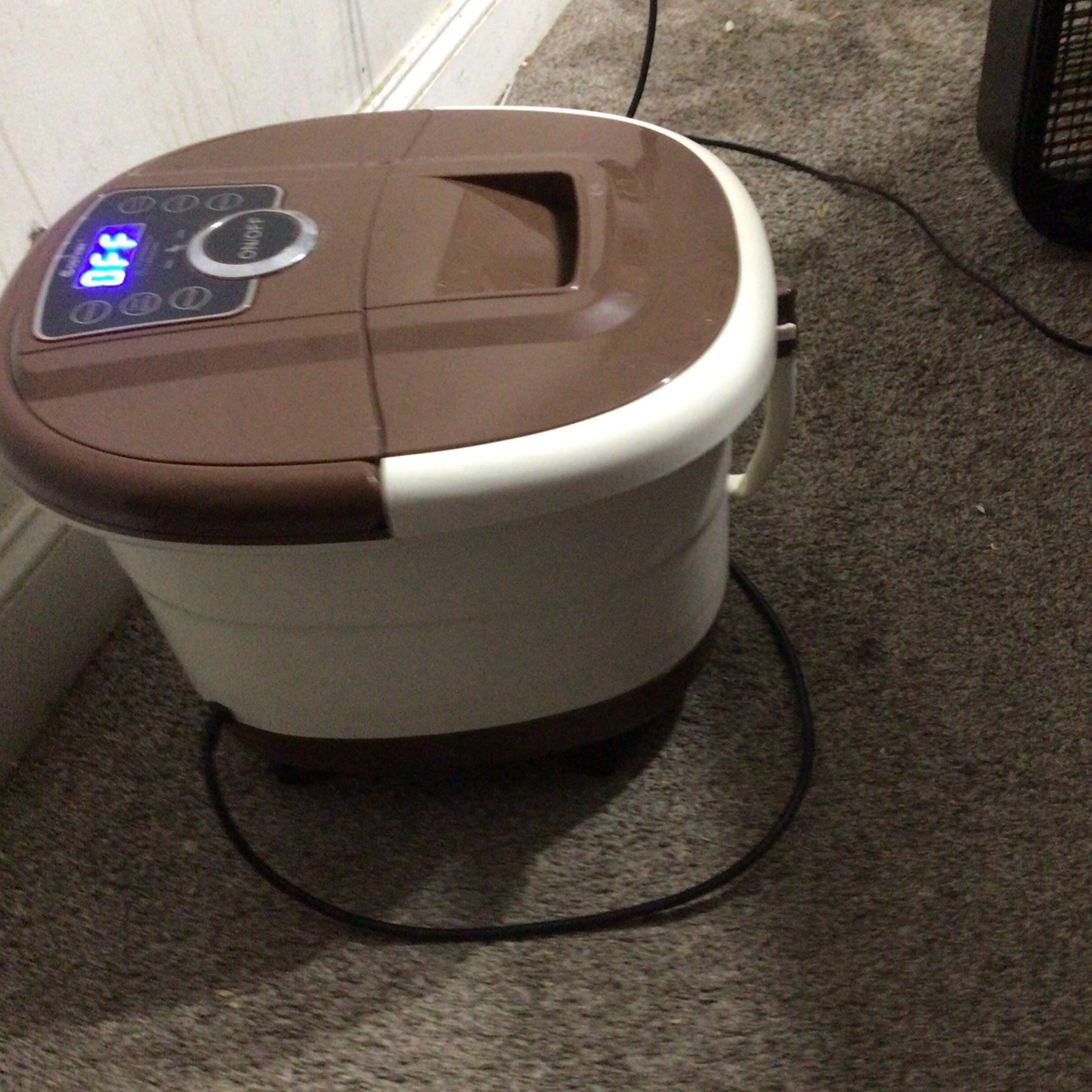 Costway Portable Electric Foot Spa Bath Shiatsu Roller Motorized Massager