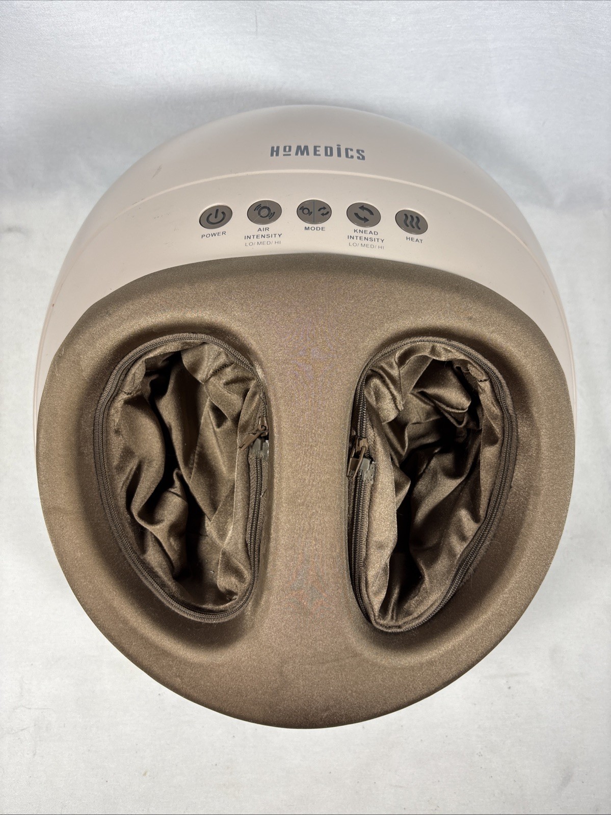 HoMedics Shiatsu Air Pro Foot Massager Heat Massage FMS-350H Kneading Tan
