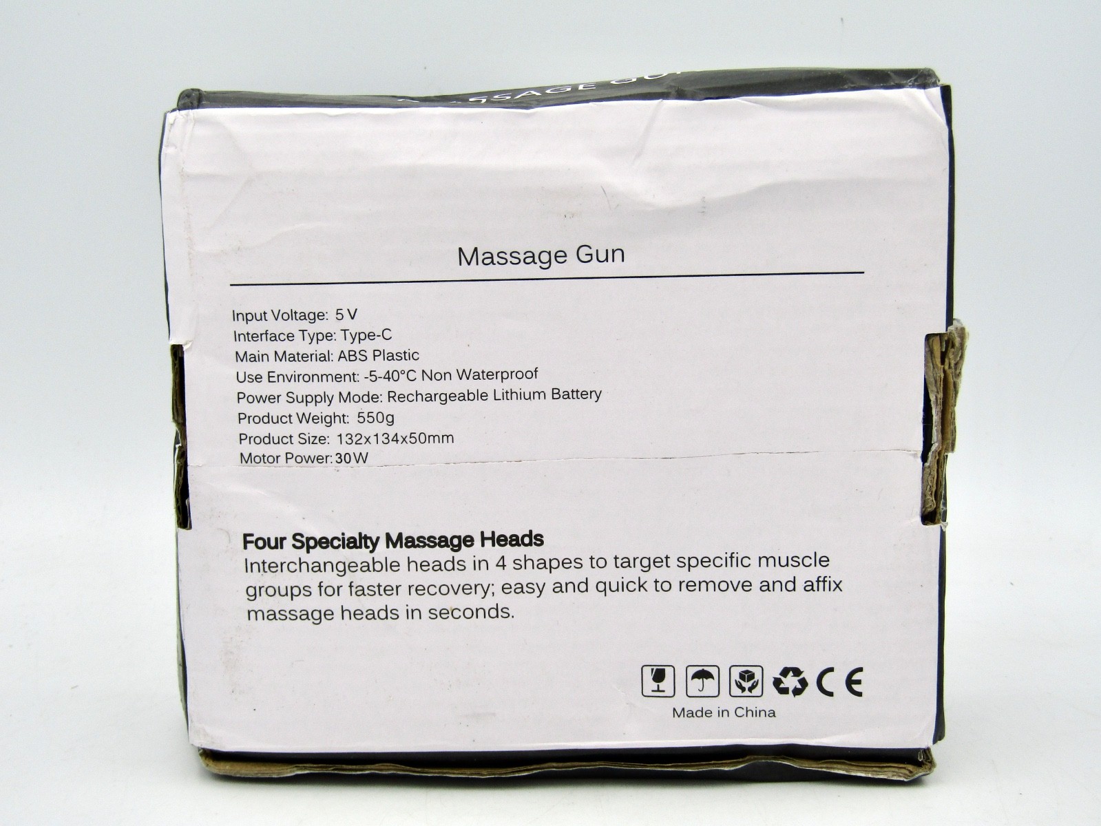 Multifunctional Compact Massage Gun Electric Massager w/ Various Attachments NEW