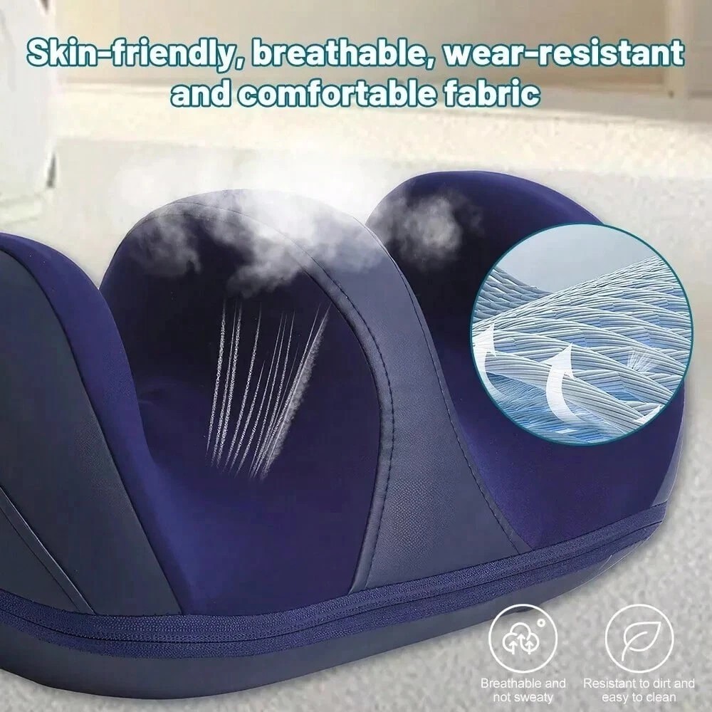 New Pro Shiatsu Foot Massager Heat Compact Calf Leg Pain Relief Relaxation