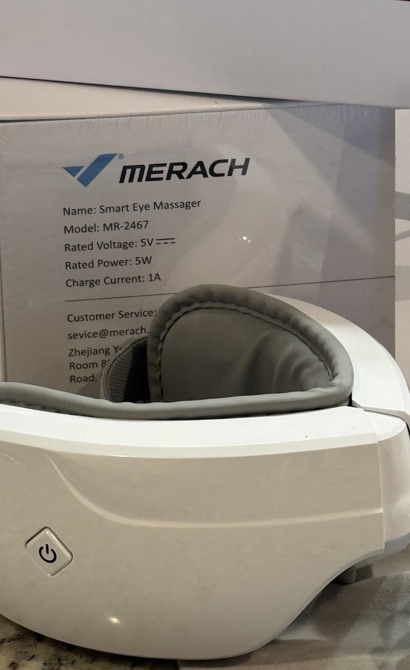 MERACH Smart Eye Massager. New In Sealed Box. pics Are Of My Personal One.
