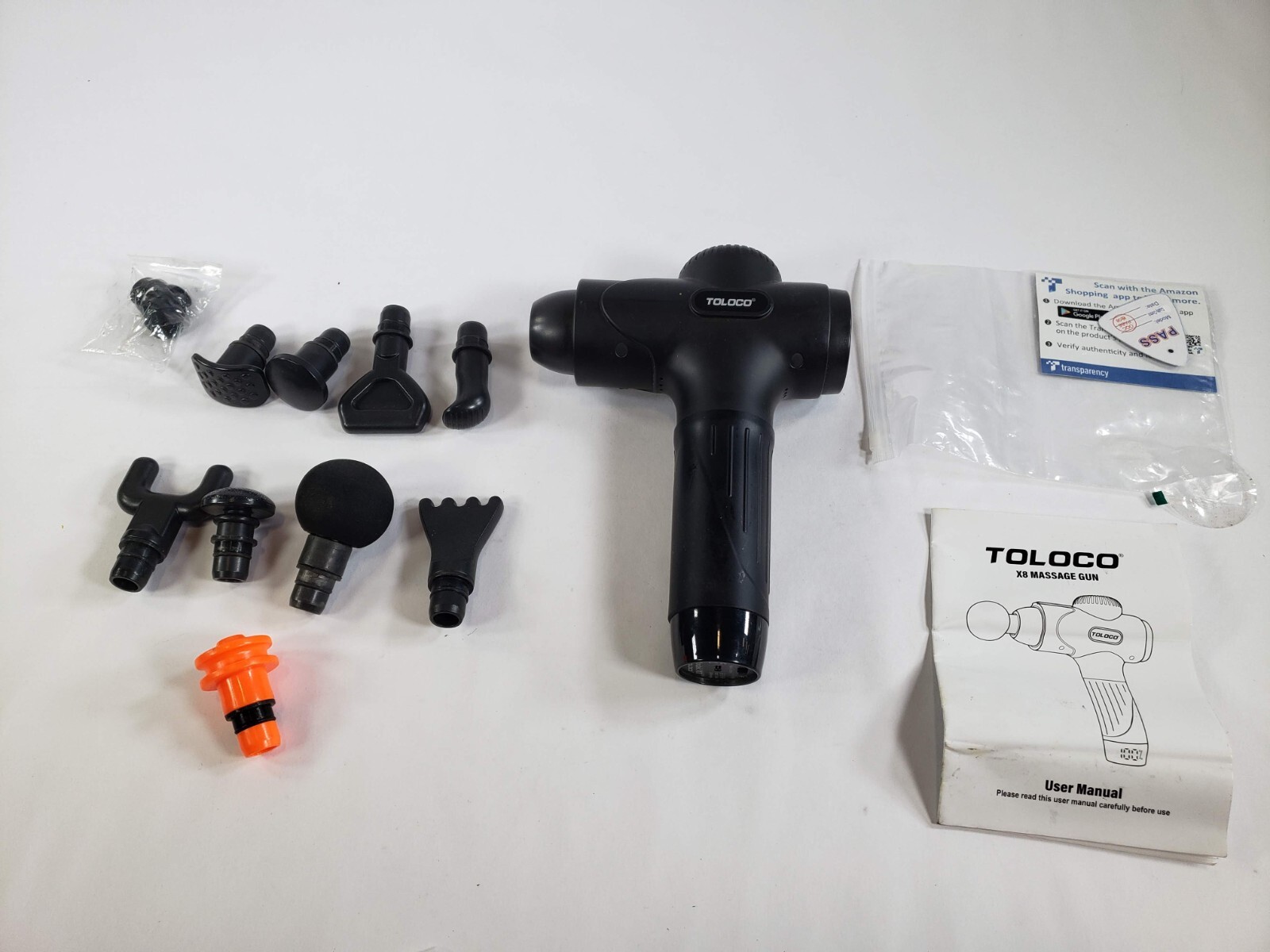 FOR PARTS OR REPAIR – TOLOCO Massage Gun – Powers On But Rattles While Massaging