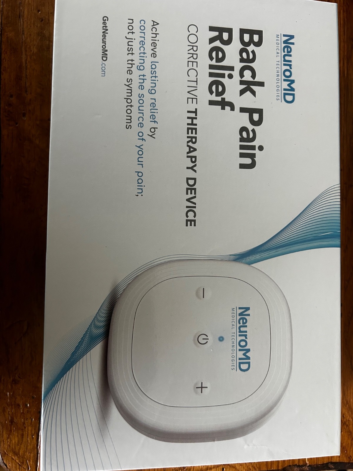NeuroMD Back Pain Relief Corrective Therapy Device — NMES Technology