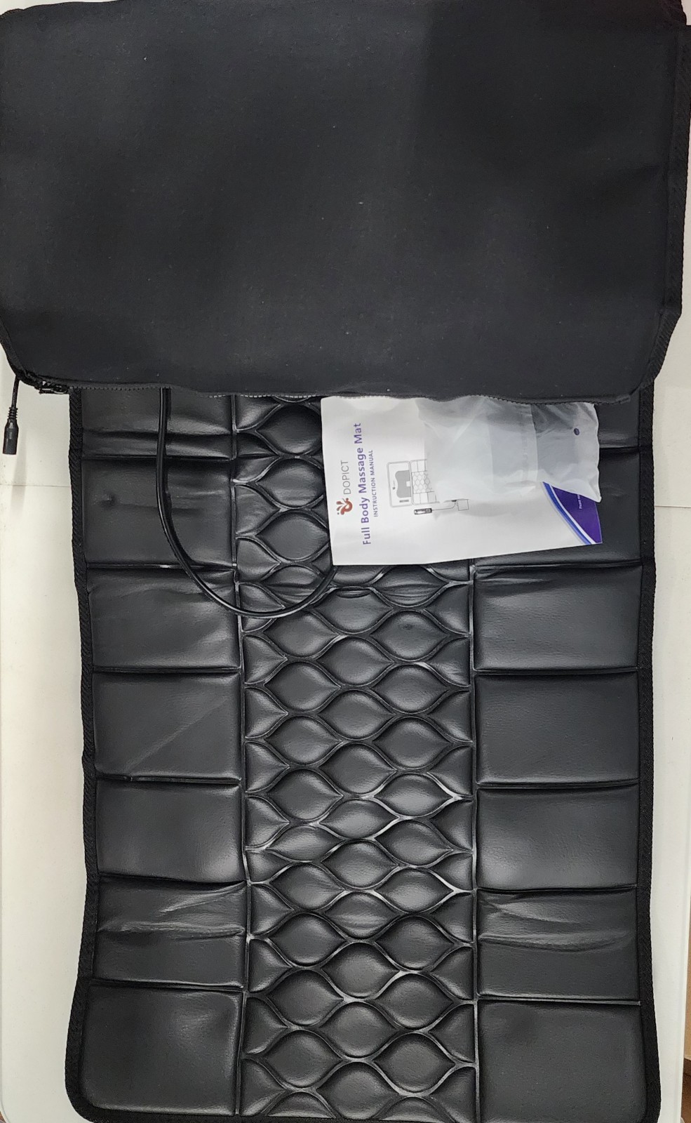 DOPICT Full Body Massage Mat w/ Heat Detachable Neck 10 Motors
