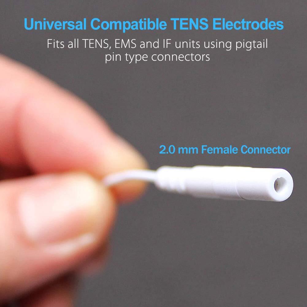 120Pack Tens Electrode Pads EMS Replacement Unit 2×2 7000 3000 Muscle Stimulator
