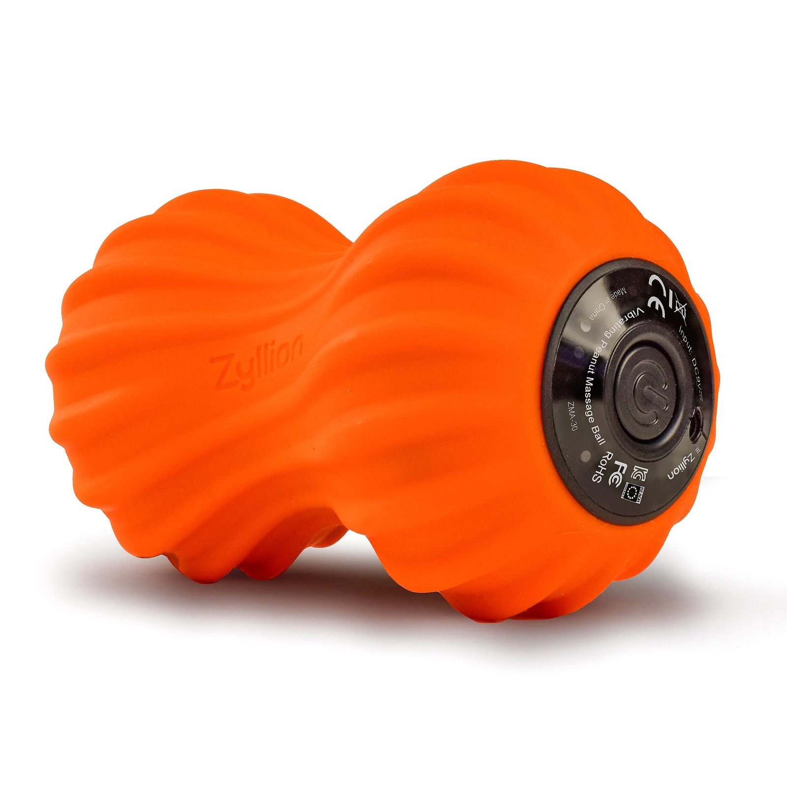 Zyllion Vibrating Peanut Foam Roller Muscle Massage Ball with 3 Intensity Levels
