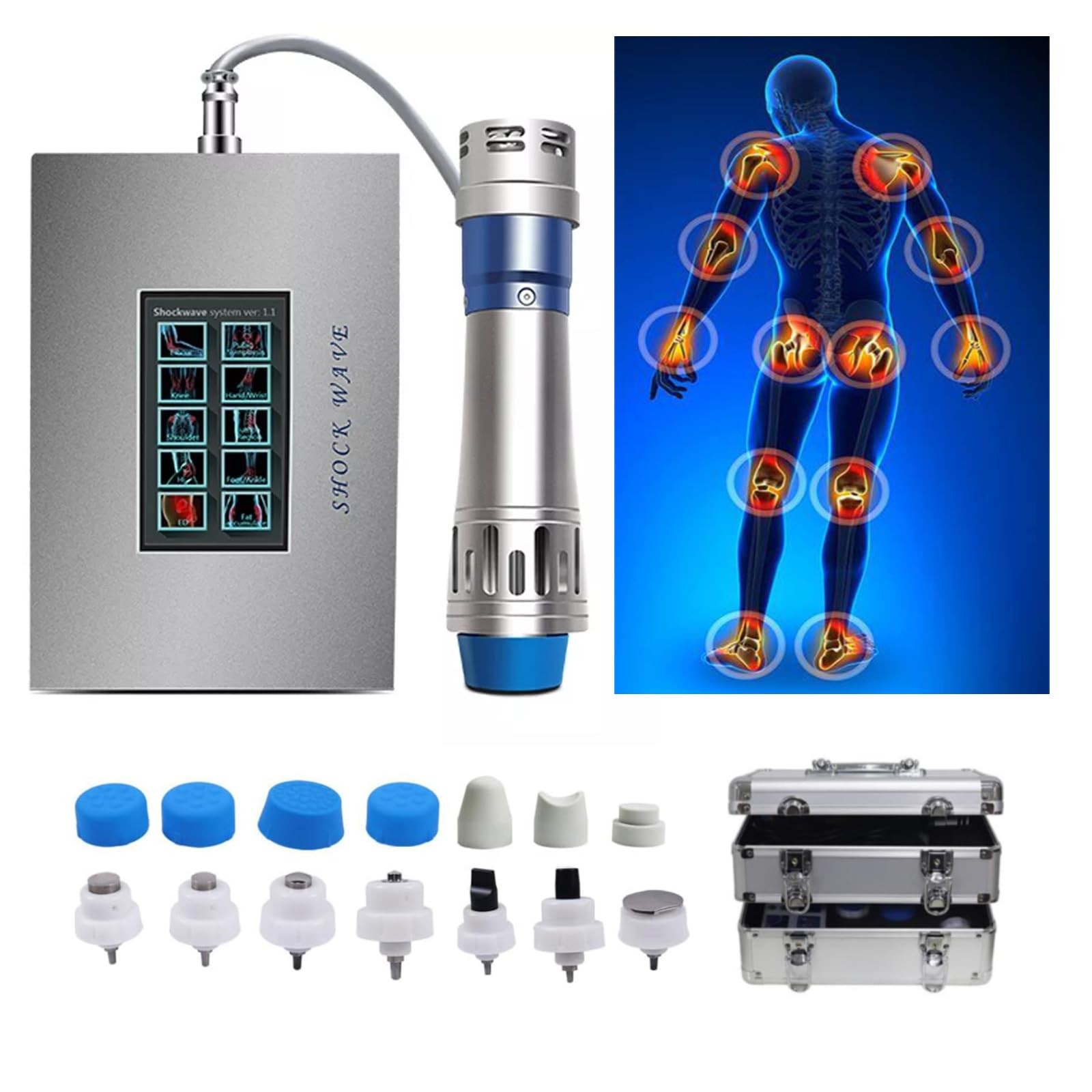 Focused Shockwave Therapy Device Non-Invasive for Athletes Back Elbows