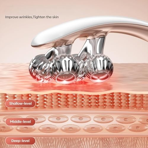 Facial Massager Face & Neck Roller for Women Rechargeable Skin Care