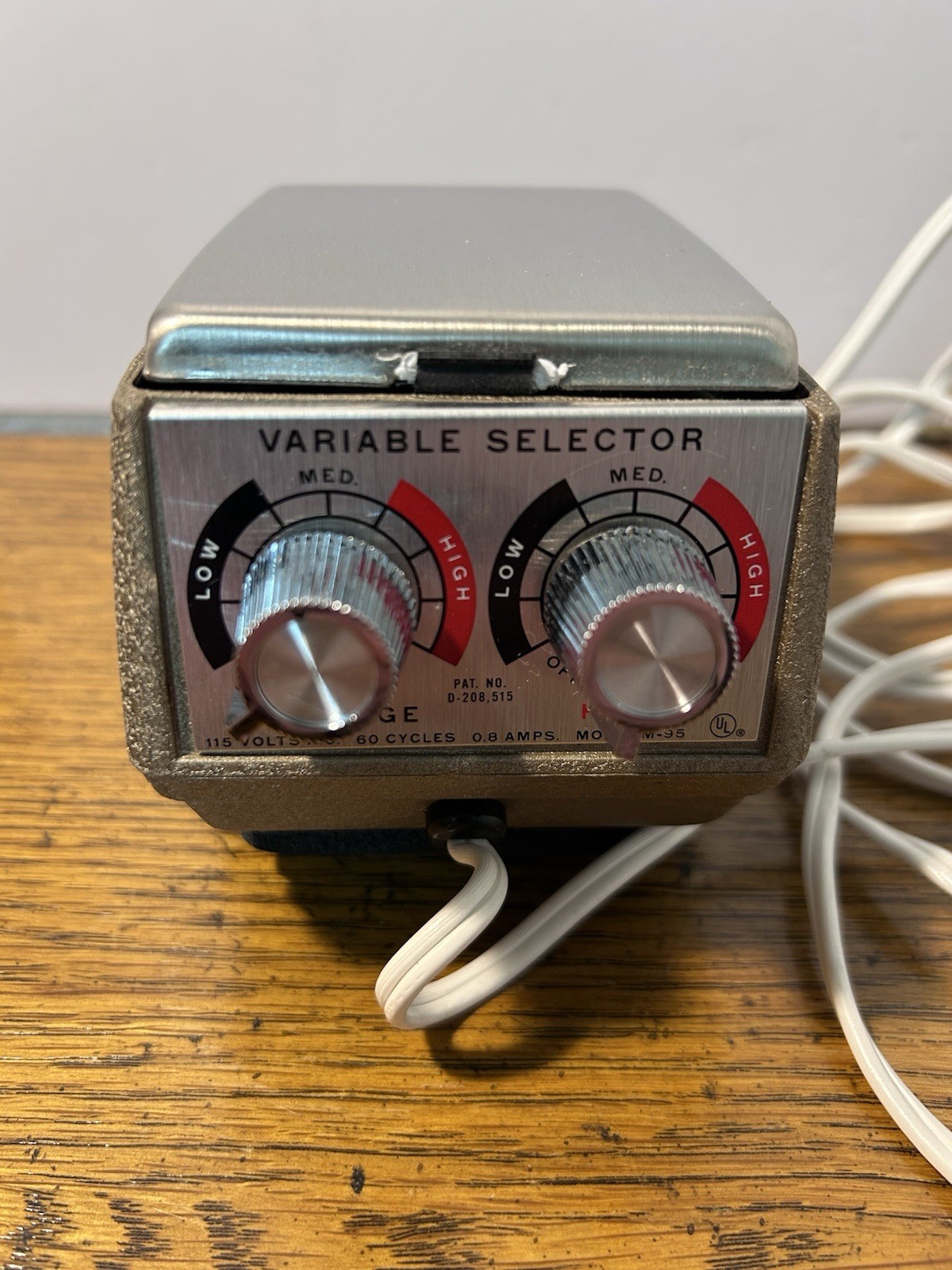 Vtg Pollenex HM-95 Super Twin-Action Deep Heat Massager Tested Works Box Manual