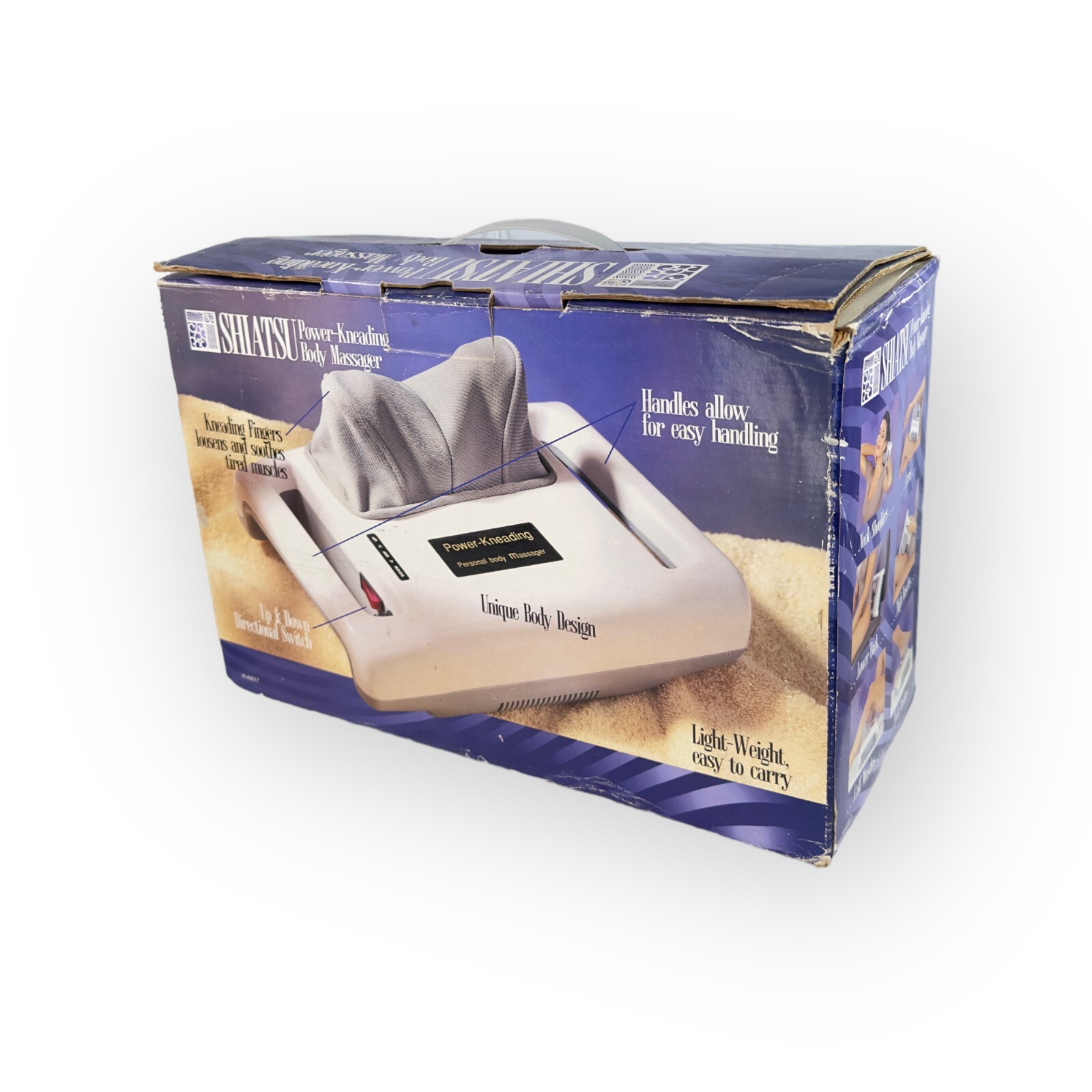 Shiatsu Power Kneading Handheld Light-Weight Personal Full Body Massager