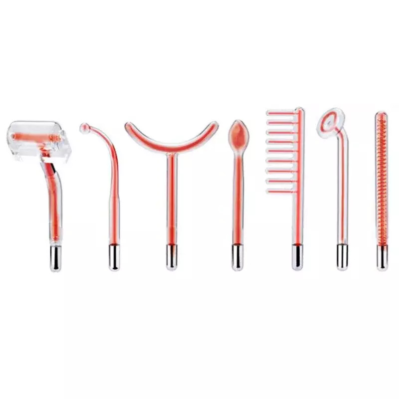 Replace Electrode Glass Tube Violet/ Red / Blue Light for Face Skin Massage Wand
