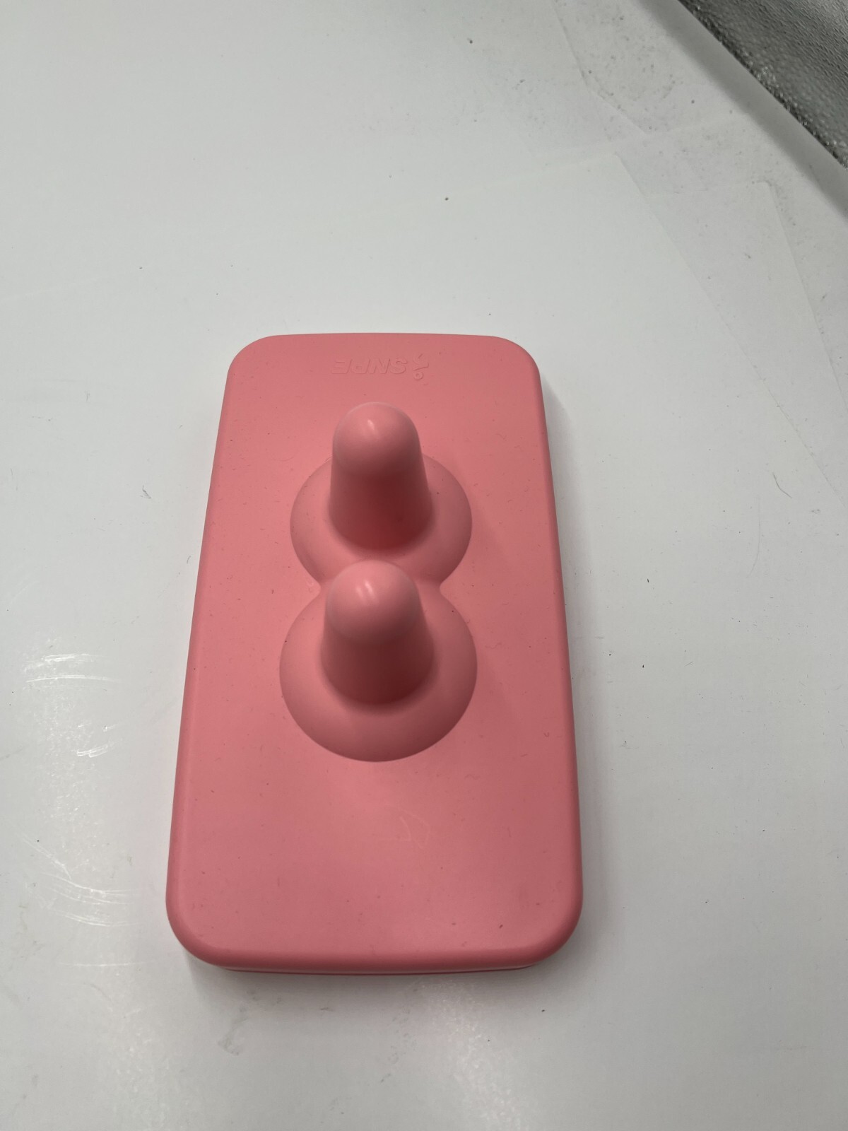 (QTY 2) SNPE Self Manual Neck Massager for Neck and Lower Back Pain Relief Pink