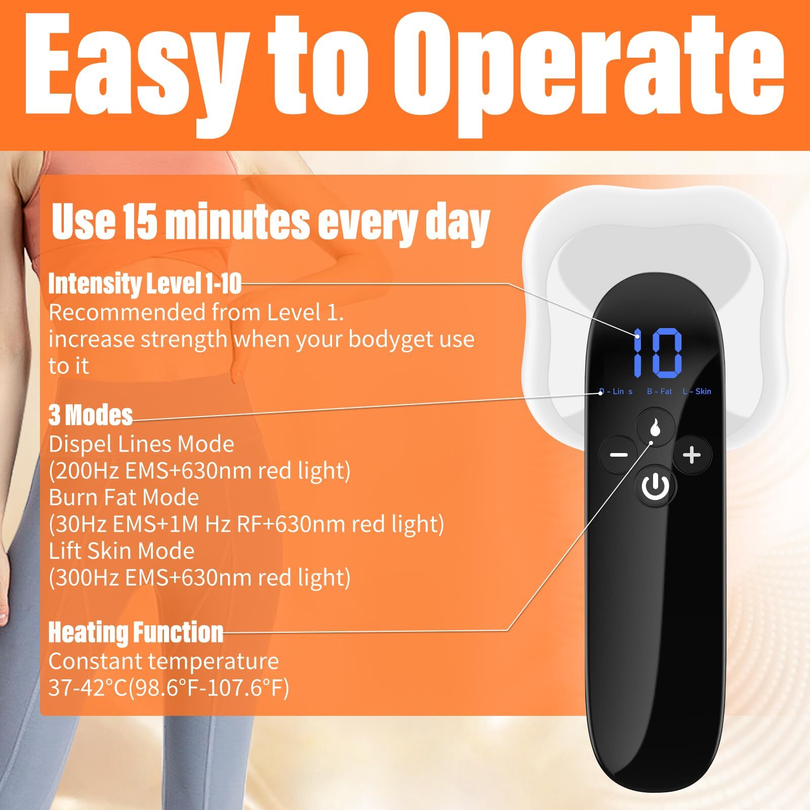 Electric Body Slimming Machine Belly Slimming Skin Tightening Body Massager