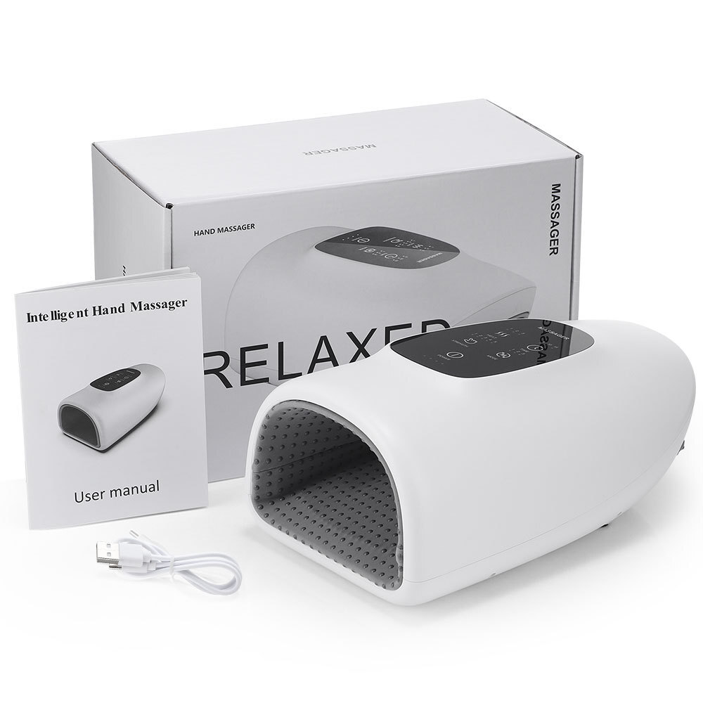 Cordless Hand Massager with Heat and Compression for Arthritis and Carpal Tunnel