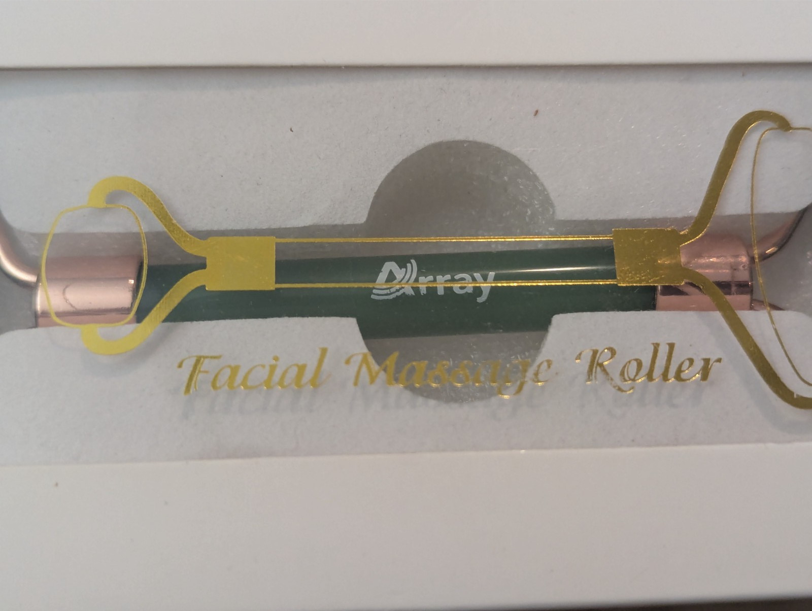 Array 5″ Facial Massage Roller Skincare Green