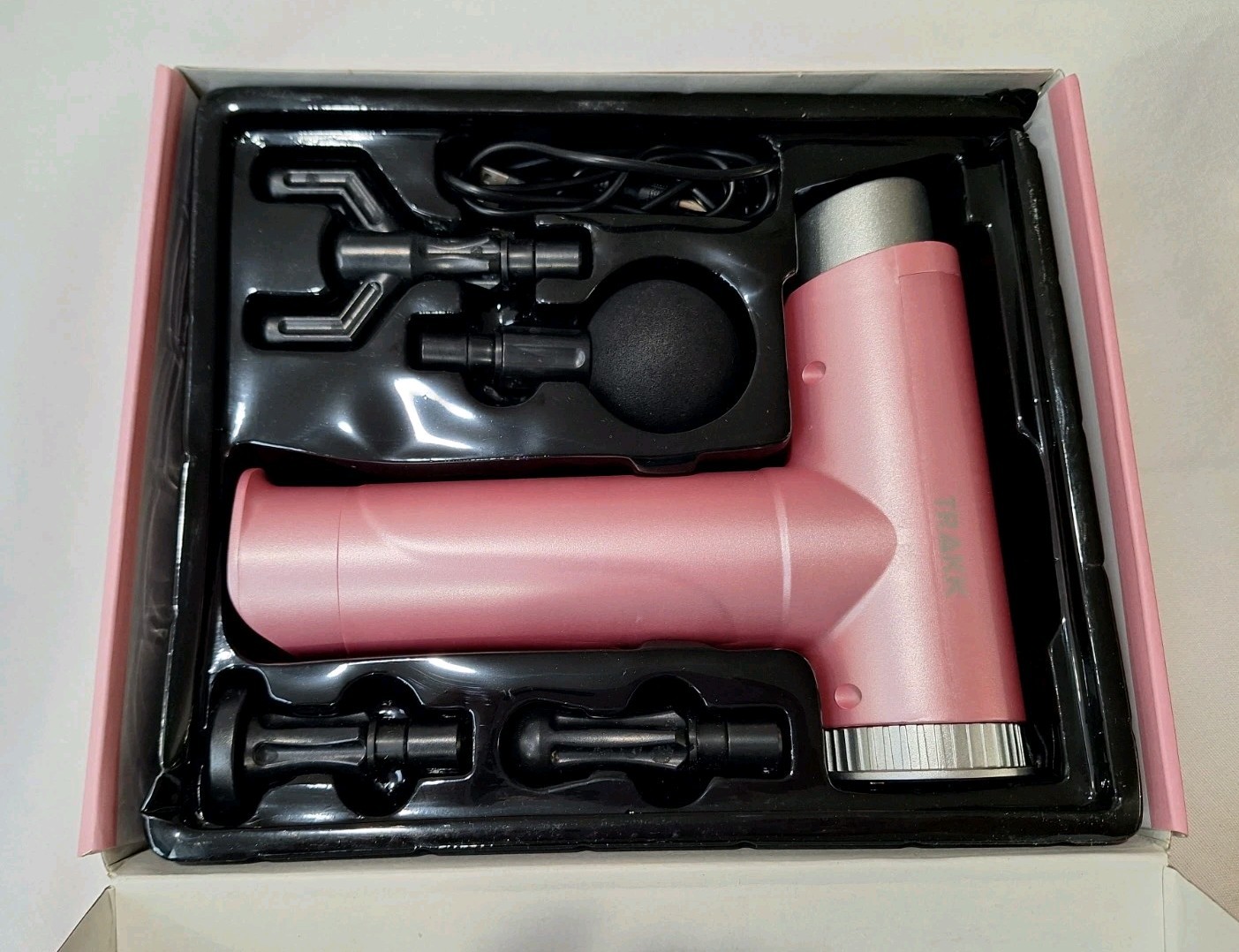TRAKK Professional Deep Muscle Massage Gun Pink OPEN BOX