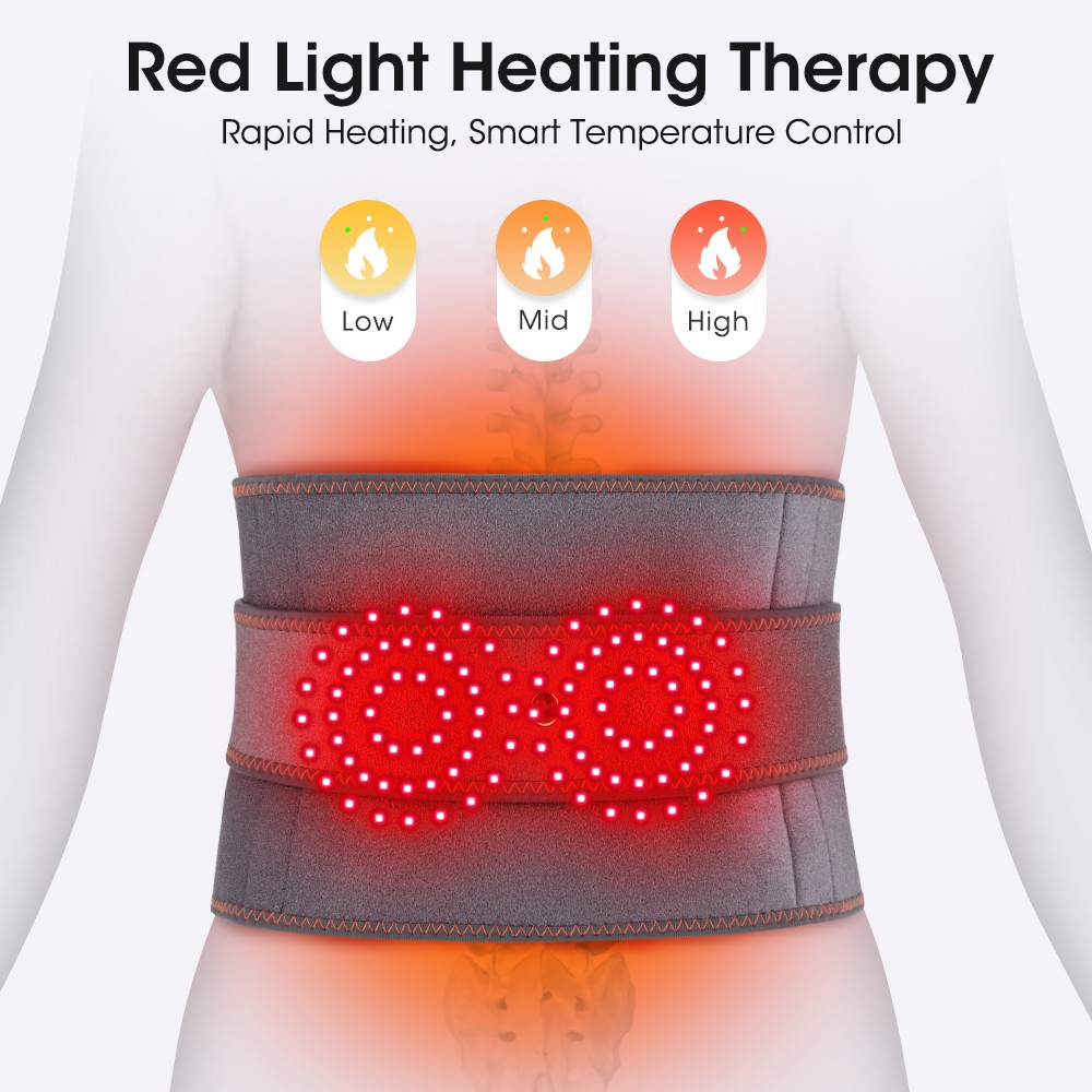 Multifunctional Heating Waist Massager Heated Massage Belt Relieve Fatigue Relax