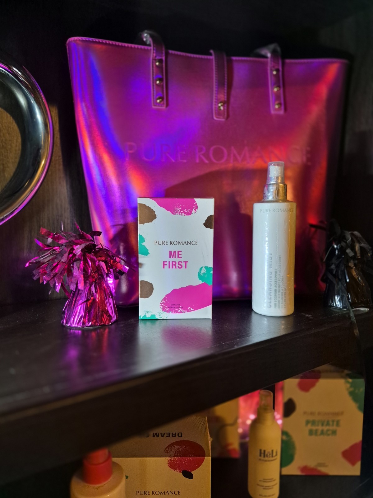 Pure Romance’s Me First Plus Finger-Fit Personal Massager Rechargeable/Free Gift