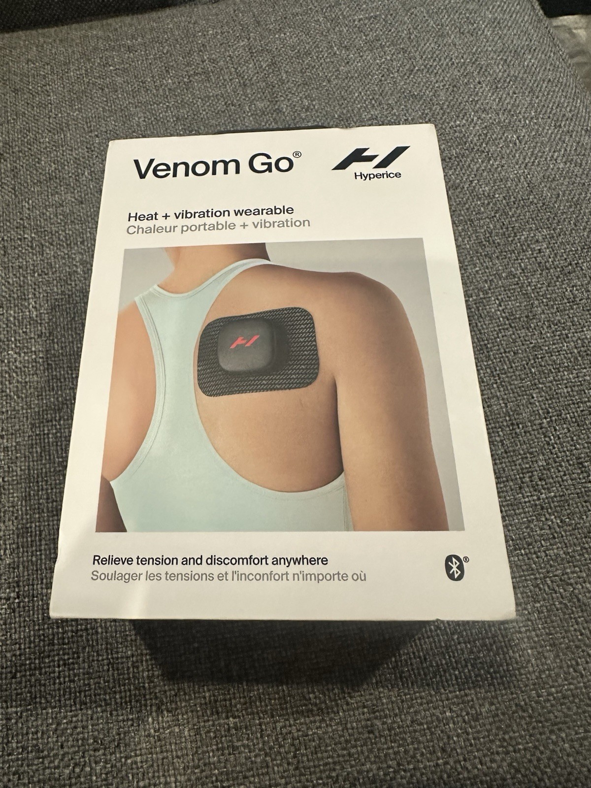 Hyperice Venom Go Body Massager with Heat and Vibration Features