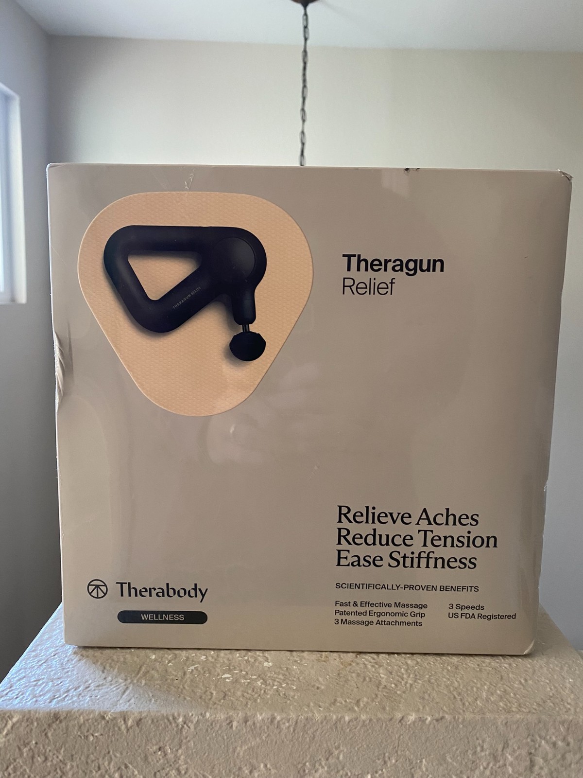 Theragun Relief Percussive Therapy Device Deep Tissue Massager – Grey