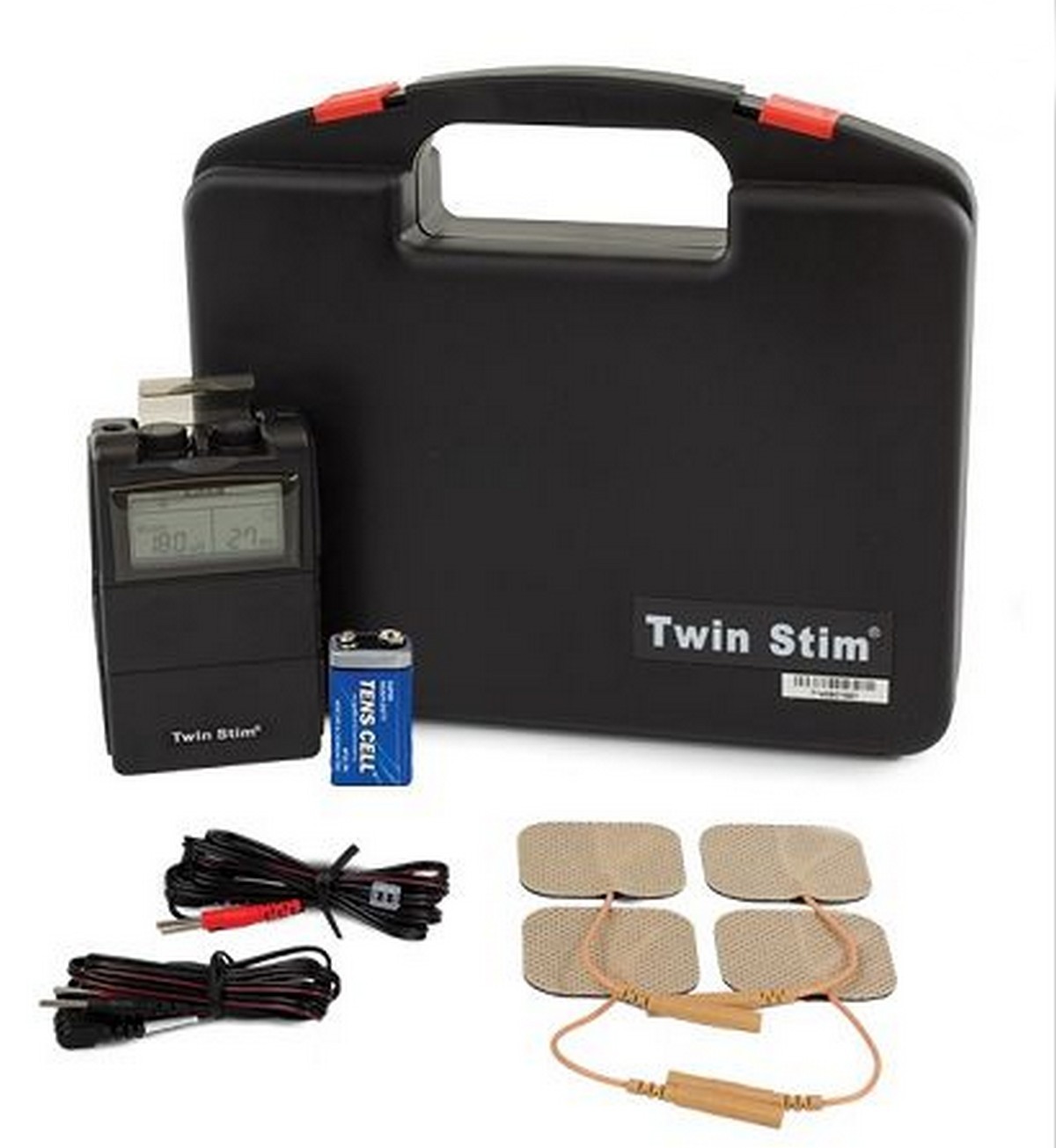Twin Stim 2nd Edition ~ TENS EMS Combo Unit w/ Case Free US Shipping