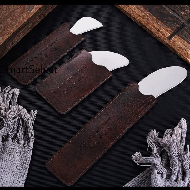 Titanium Gua Sha Board Facial Scraping Tool Face Massager Body Anti-allergic